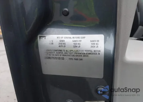 2007 Cadillac Cts Standard from USA, damaged, VIN 1G6DM57T570105133